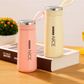 Leak-Proof Glass Water Bottle with Protective Silicone Sleeve