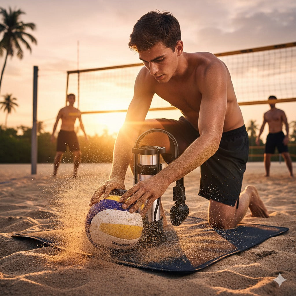 Compatible & Super Easy Portable High Pressure Foot Air Pump For Cycle, Motorcycle, Scooty & Car