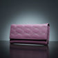 Women's Faux Leather Diamond Stitch Wallet